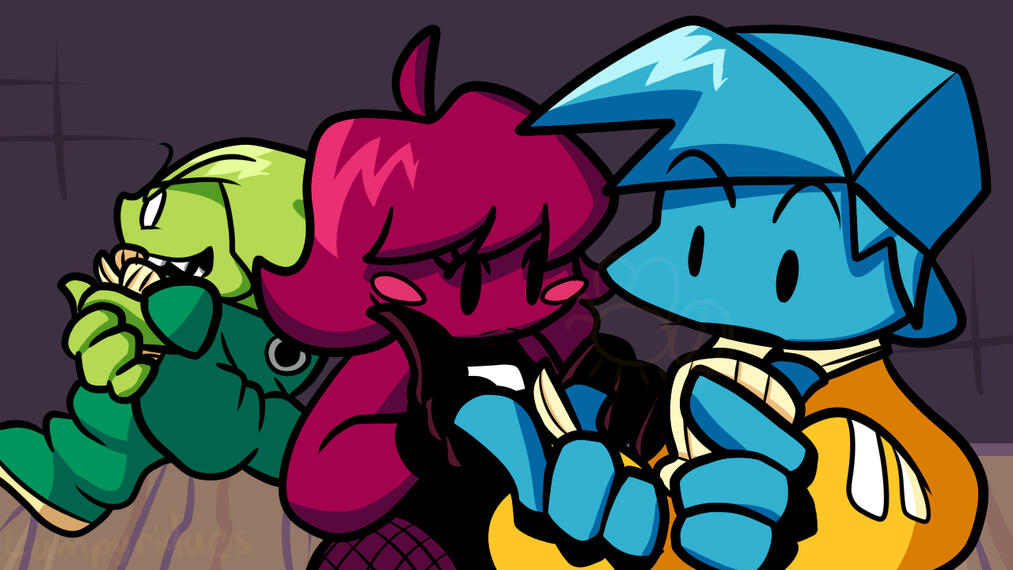 May 2021 (Art based on a modded version of FNF, Minus)